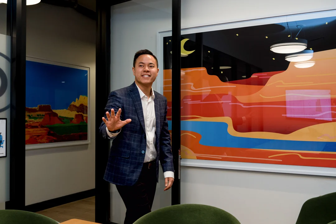 Ringba User Stories - Teddy Truong Walking Into the Office